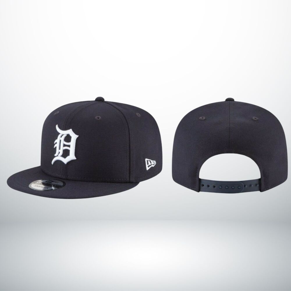 Detroit Tigers 9FIFTY Adjustable Cap - DET MLB New Era 950 Hat - Navy Snapback